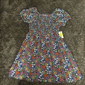 Epic Threads Floral Kids Dress - Blue, Orange, Pink, White